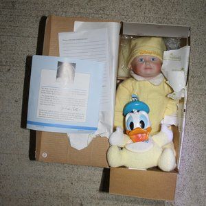 Ashton-Drake Galleries Disney Baby Donald Yolanda Bello Dreamland Porcelain Doll